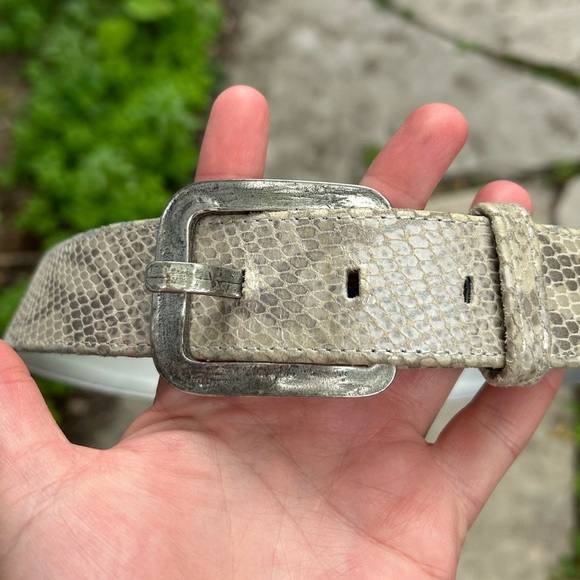 Suzi Roher snakeskin belt, small - Picture 6 of 7